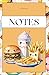 Notes / Notizbuch mit Fast Food / Burger / Pommes / Milchshake - Motiv / Bullet Journal / kariertes Notizbuch