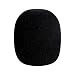Produktbild Gemini _ Mall® 45-mm-Schaumstoff-Mikrofon-Windschutz, Mikrofonbezug, erhältlich in 5 Farben schwarz Schwarz Einheitsgröße