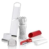 genius knoblauchmühle  Genius Knoblauch-Schneider G5 (7 Teile) Einfach, schnell und ohne große Mühe Knochlauch schneiden