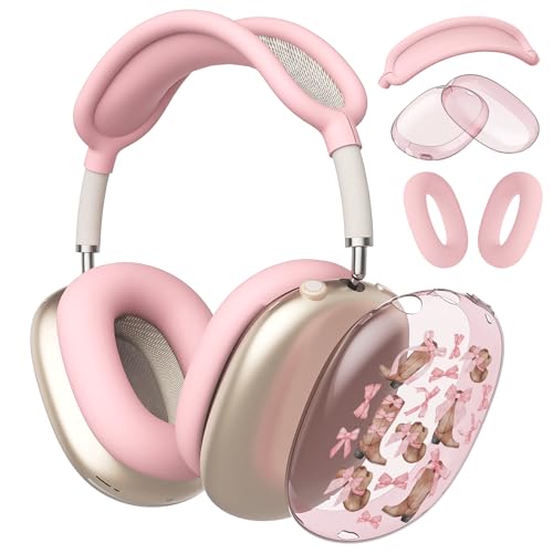 CozyNestCY 킢sÑ{Eu[cNAP[X Airpods MaxwbhtHp 킢JEK[ \tg TPU C[JbvJo[ h~ VRC[pbh یP[X fGȃwbhohJo[ Apple Airpods Ma