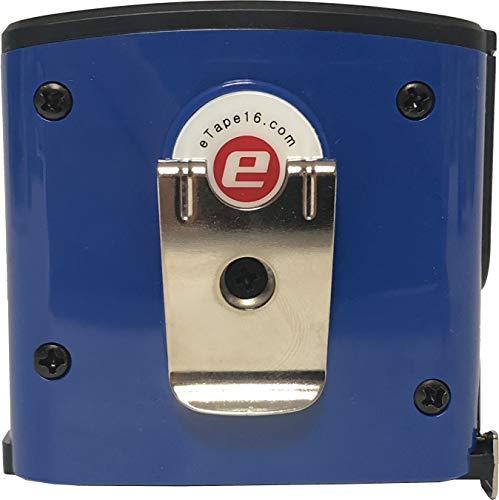 Etape16 Digital Tape Measure, 16 Feet, Inch & Metric - Blue 1-Pack #TOP3