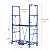 DCHOOD Scaffolding Tower Household Electric Lifting Scaffold Work Platform, Heavy Duty Lift Table for Indoor Outdoor Aerial Work Warehouse Handling of Goods, with Remote Control Scaffolding Tower for