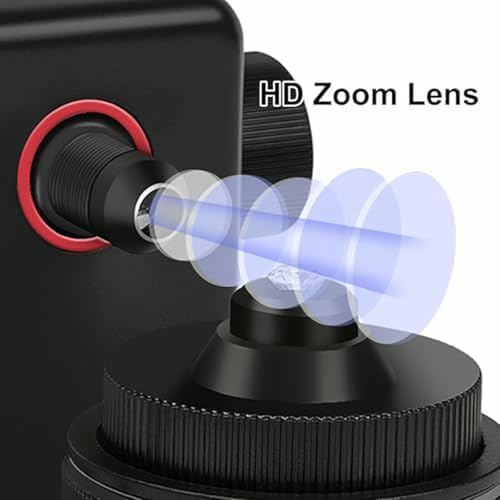 Microscopio digital giratorio 360 con iluminación LED para detalles de joyería 7