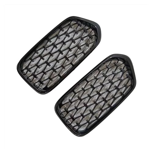 Calandre avant pour BMW X2 F39 de 2019 à 2024 double rein grille noire de pare-chocs