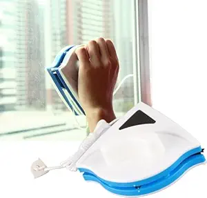 Double Side Magnetic Window Cleaner Ultra-Strong Both Side Glass Surface Cleaning Brush Wiper Tools with Ergonomic Handle Design for High-Rise