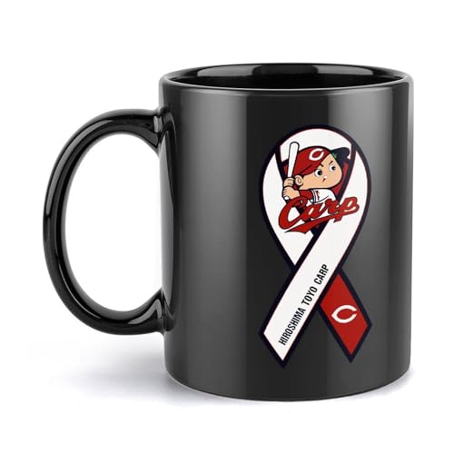 マグカップ 広島 東洋カープ 野球応援 コーヒーカップ 陶器 330ml 大容量 セラミック 朝食カップ 直飲み おしゃれ 人気 記念品 応援グッズ 誕生日 プレゼント