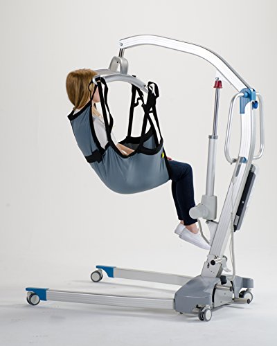 Patient Aid One Piece Patient Lift Sling with Positioning Strap, Size Medium, 600lb