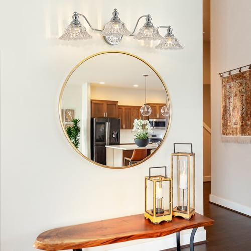 Image of XIEDUN Chrome 4 Light Vanity Light Bathroom Light