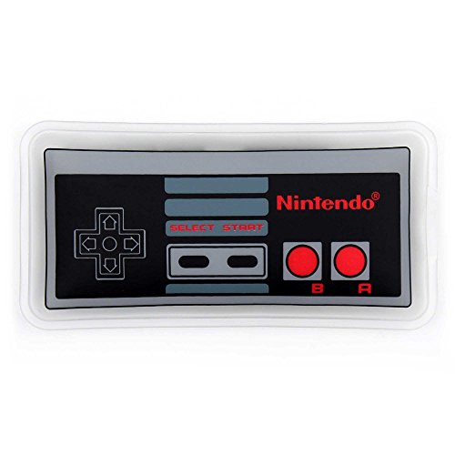 Bumkins Nintendo Kids Cold Pack, Ice Pack, Freezable, Reusable, Soothe Aches and Pain - NES Controller