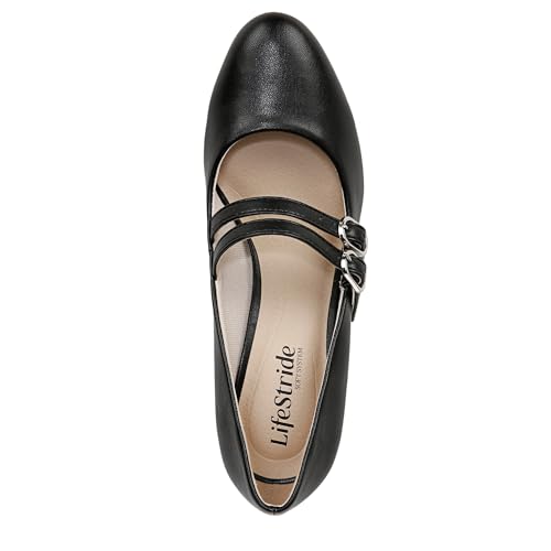 LifeStride Women's True Block Heel Mary Jane Dress Pump Pump Black Smooth 8 M by LifeStride - Used condition - Image 5
