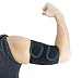 Produktbild ObboMed MB-1850M Oberarmstütz Bandage, Oberarm Stütze, mit Magneten, Unterstützung für Tennis und Golfer Ellenbogen, Training, Sehnenentzündungen, Arthritis; schwarz - M : 30,5-33,0 cm