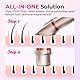 Bikini Trimmer für Frauen Schamhaare 2 in 1 Eletctric Rasierer für Frauen Wiederaufladbarer Eletctric Rasierer - IPX7 Wasserdicht Bikini Trimmer für Achselbein Arm Körper Gesicht (Roségold)