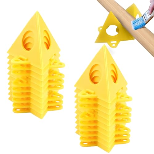 Pyramidenständer Maler 20 Stück Pyramiden Stands Farbständer, Dreieckige Ständer Leinwände Mini Kegel Farbständer für einen sauberen Farbauftrag für Leinwand und Möbel