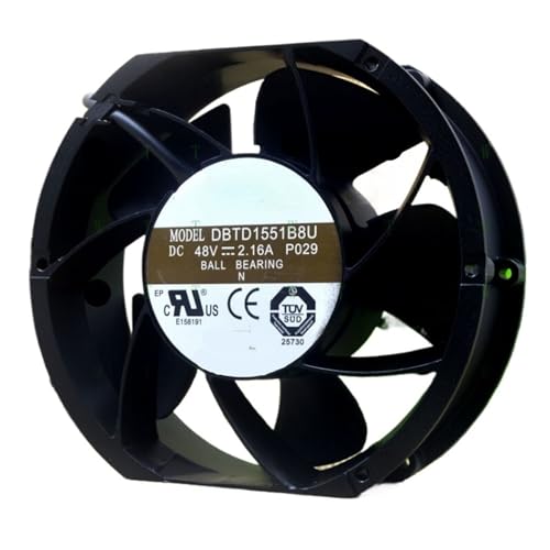 Ventilador DBTD1551B8U 48V elimina el sobrecalentamiento en sistemas de comunicación