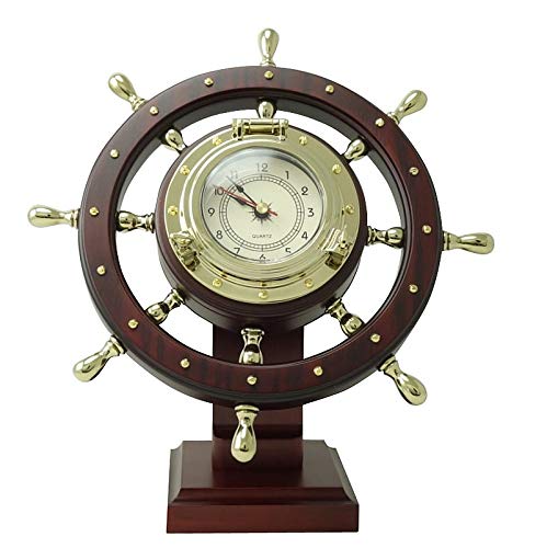 Reloj giratorio Nauticalia Helmsman en aleación para mesa y escritorio
