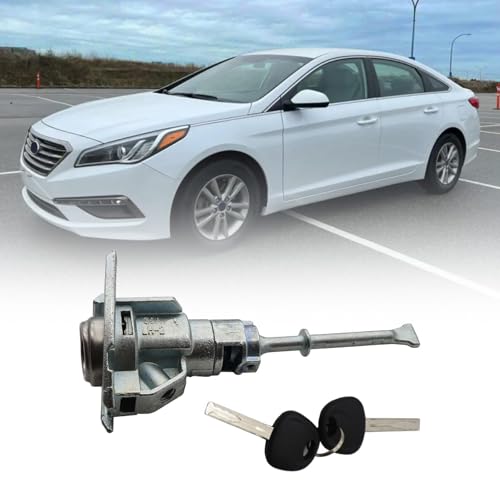 XQSMWF Door Lock Cylinder W/2 Keys Left Driver Compatible with