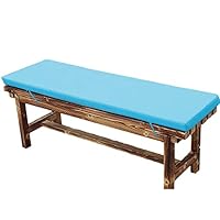Cuscino Impermeabile Per Panca Da Giardino 155x45x5 Cm Verde – Adatto A Esterni, Antiscivolo, Con Lacci