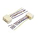 uxcell 5 Pin Car Power Window Double Switch with Wiring Harness Socket DC 12V 3 in 1