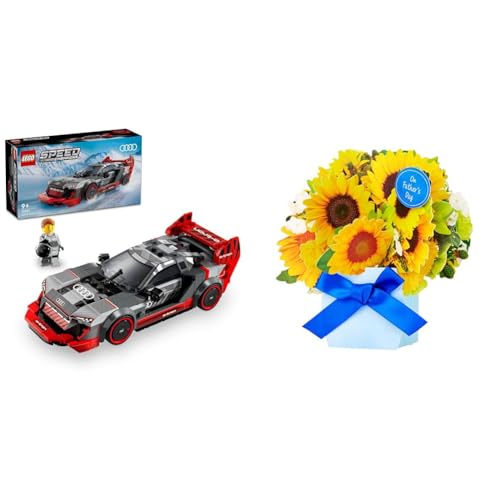 【父の日セット】レゴ(LEGO) スピードチャンピオン アウディ S1 e-tron クワトロ レースカー おもちゃ 玩具 誕生日 プレゼント ブロック 男の子 女の子 子供 9歳 10歳 11歳 小学生 乗り物 車 ミニカー 76921+サンリオ メッセ