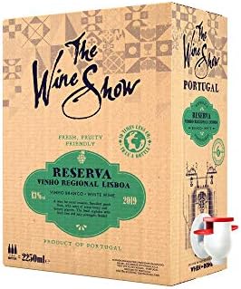 The Wine Show | Reserva Vinho Regional Lisboa | Portuguese White Wine | Bag in Box | 2.25L = 3 bottles