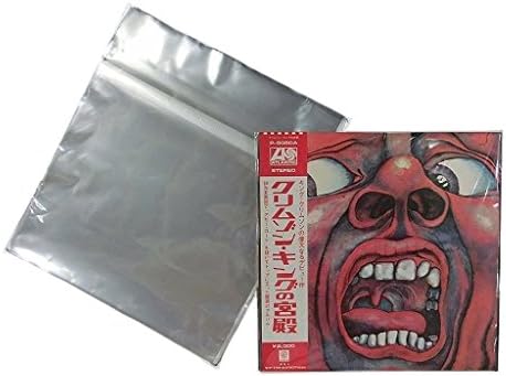 100 Plastic Record Outer Sleeves(C) 12" LP LD Designed by Vintage Music, 1 Set (100 pcs)