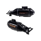 ✲【Einfach zu laden】✲ Der Sub Marine verfügt über einen eingebauten Akku und kann über ein USB-Ladekabel aufgeladen werden. Für die Fernbedienung sind 4 AA-Batterien erforderlich (nicht im Lieferumfang enthalten).