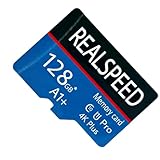 REALSPEED 128GB MicroSD Memory Card Class 10, A1, 140 MB/s Write Speed, 4K Plus, U Pro