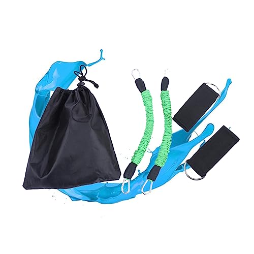 HEMOTON Bandas De Resistencia para Piernas Ajustables con Agarre Cómodo para Entrenamiento De Fuerza Velocidad y Agilidad Casa Fitness Pilates Yoga Verde