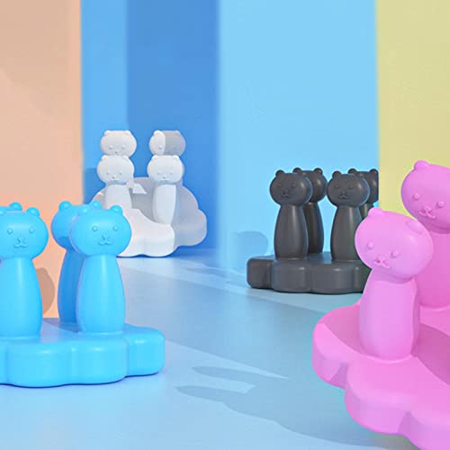 AYNKH Portaspazzolino in silicone 4 pezzi supporto...