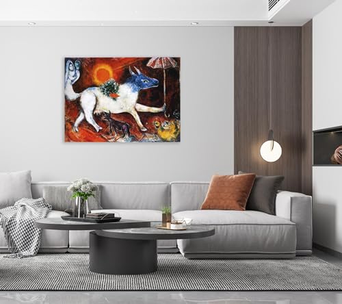 Impression sur Toile Marc Chagall Tableau Célèbre Haute Définition - 2