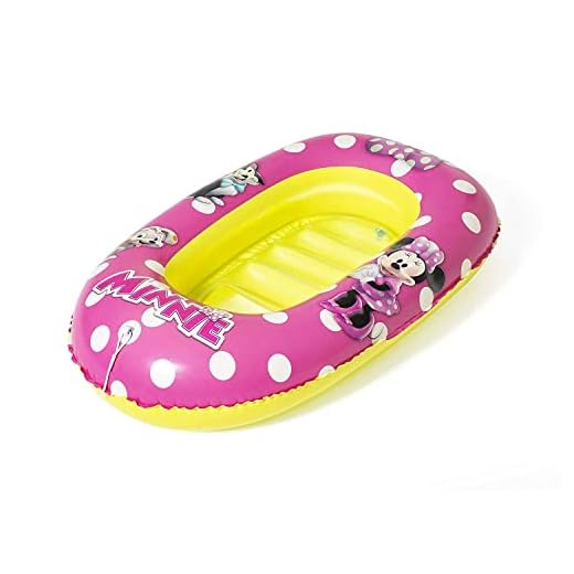 Bestway MINNIE Schlauchboot für Kinder, 112 x 71 cm
