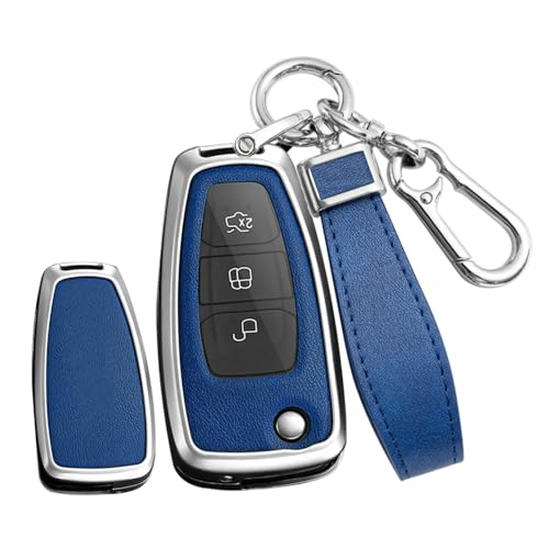 Coque de protection pour clé de voiture pliante Ford - Évite l'usure de clé Fiesta Mondeo Focus B 3
