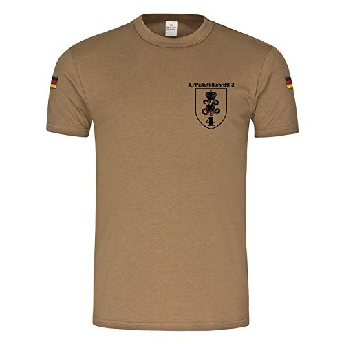 T-shirt militaire Tropen 4 Btl Copytec 21850 de reconnaissance allemand L