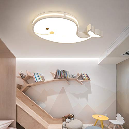 Plafonnier LED dauphin dimmable avec télécommande pour ajuster la lumière - 5
