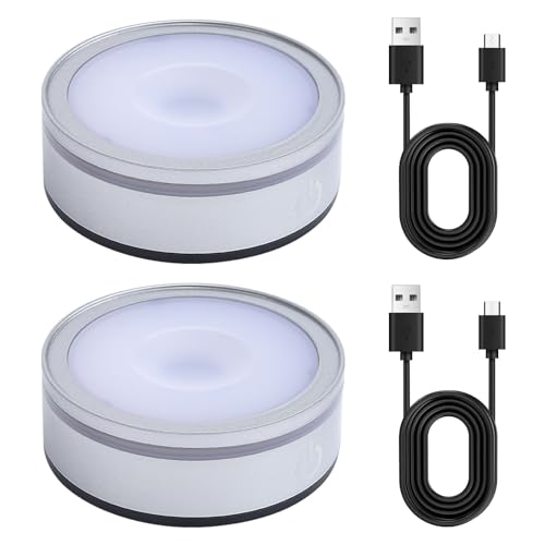 SPORWAY Soporte de pantalla 3D multicolor, base de luz LED: 2 unidades LED base de pantalla, con 6 colores redondos, base de luz LED, base de pantalla, interruptor táctil para pantalla de cristal