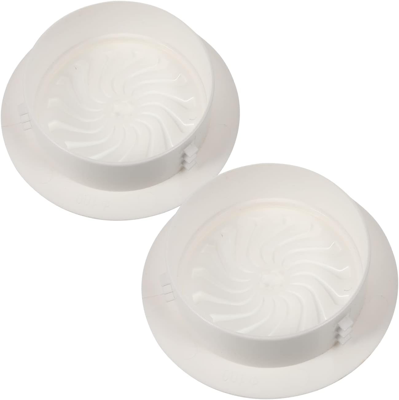 Furniture Protector 2pcs Air Conditioner Hole Plug Tube Portable Air Conditioner Exhaust Hose Flange Round Hole Plug White