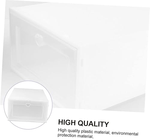 Miniatura 2 de NOLITOY Caja de zapatos de almacenamiento de zapatos plegable para zapatos, gabinete plegable para zapatos, sandalias transparentes, cajas de