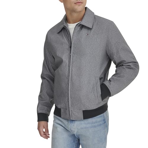 Image of Tommy Hilfiger Mens Classic Soft-shell Bomber Jacket