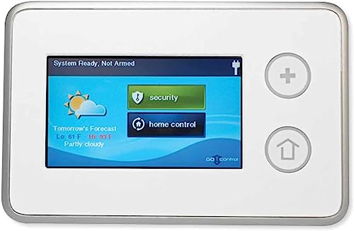 Pavé tactile sans fil 2GIG TS1 blanc écran de contrôle alarme