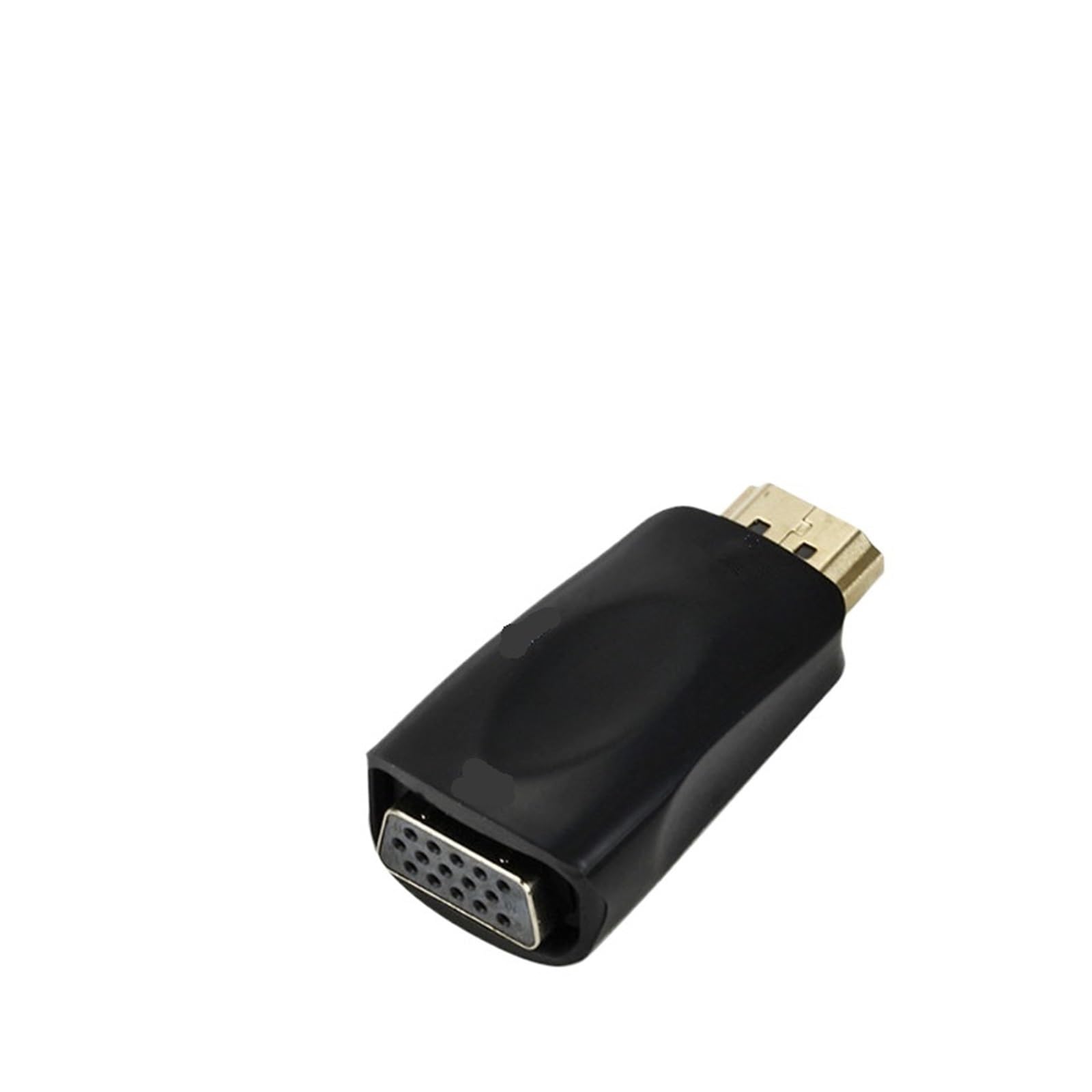 HDMI-Compatible to Adapter, Support 1080P Full HD, with 3.5mm Cable, .5 AUX Ja-ck, for HDTV, M>oni>tor, Projector, PC Computer(Black Without Cable)