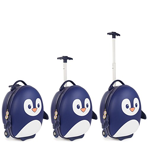 boppi Tiny Trekker Kids Bagage Reizen Koffer Carry On Kind Cabine Bag Vakantie Pull Langs Trolley Lichtgewicht Wielen… - Afbeelding 8
