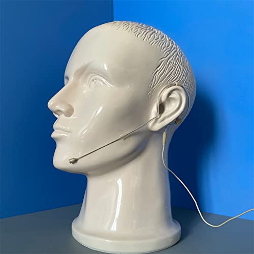 SPORTARC Ohrbügel, Headset, unidirektionales Mikrofon, Beige, Einzelohrbügel, Headset, Mikrofon, Kopfbügel-Mikrofon, 3,5 mm