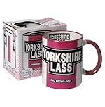 Yorkshire Lass Mug Mug - Gift Boxed Football Cup - Present Idea for Fan Supporter Christmas for him