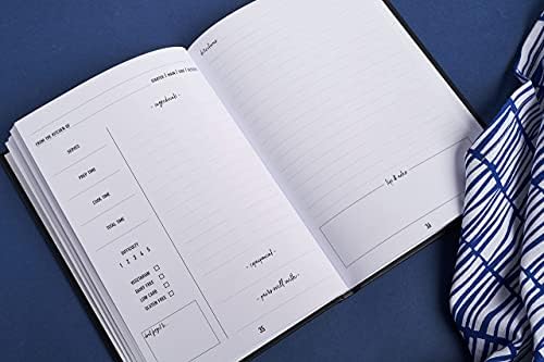 BYANIKA Blank Recipe Book For Own Recipes Hardback Notebook Create Your Own Recipes Cookbook Journal To Write In Recipe Diary Organiser Cooking Gifts (Mint Green)