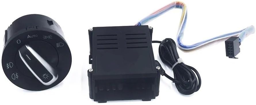 Auto Headlight Switch Compatible with VW for Transporter 2003-2015 Car Auto Headlight Sensor HeadLamp Switch Control Module Headlight Switch 5ND941431B