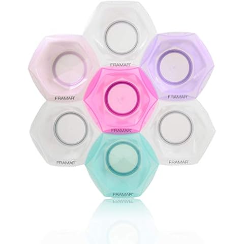 FRAMAR Multi Coloured Hair Dye Bowl Set Cover
