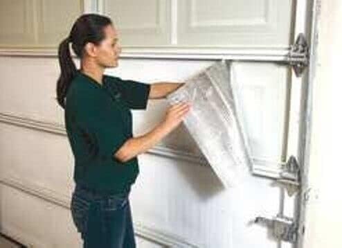 Wayne Dalton Door 2 Car White Poly-Foam Garage Door Insulation Kit 18Lx8H R8