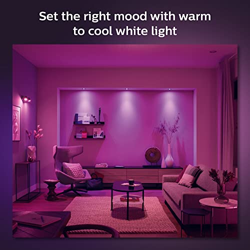 Philips Hue Centura Einbauspots, Rund, 3er Pack, Alu – Ansicht 4