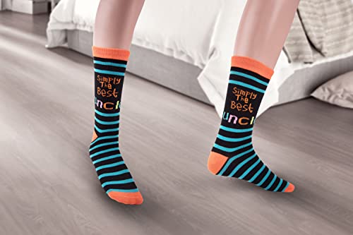 Simply The Best Uncle Socks, Fathers Day Uncle Gifts, Christmas Gift One Size #TOP7