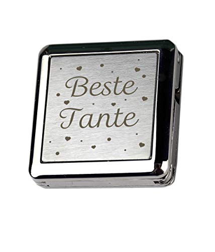 geschenke-fabrik, Accroche-Sac Argenté argenté 4x4 cm